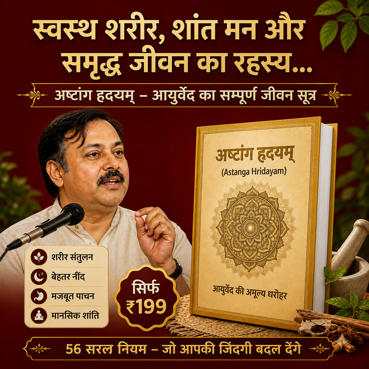 अष्टांग-हृदयम-असली आयुर्वेद का ज्ञान