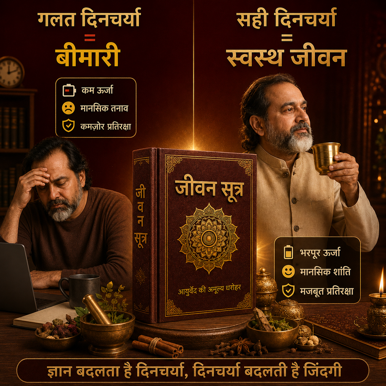 जीवन सूत्र -आयुर्वेद के साथ-बेहतर जीवन